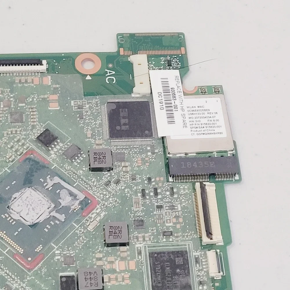 HP Stream 14-CB012WM Motherboard DA0P9MB16D1 933583-001 Green Rev D